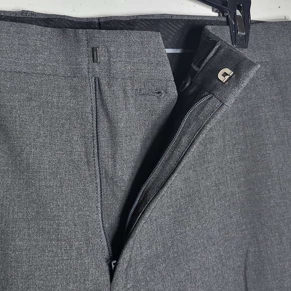 J. Ferrar Men's Gray Dress Pants Size 34/32 Regular Neutral Office Career Formal - Picture 5 of 8